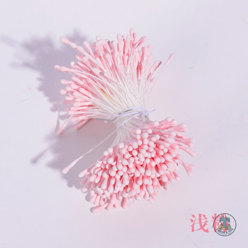 2mm stamens light pink (about 200 pieces)