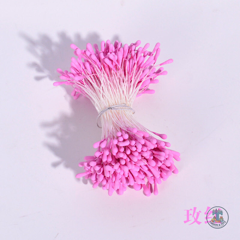 2mm stamens rose red (about 200 pieces)