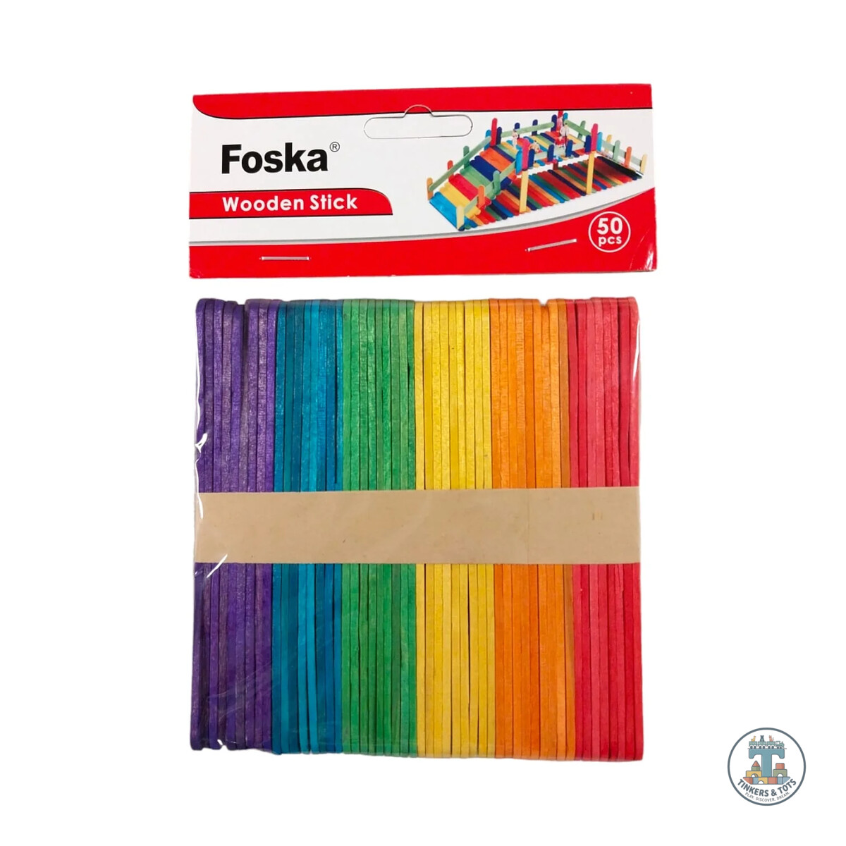 Coloured Wooden Craft Sticks (GY2010)