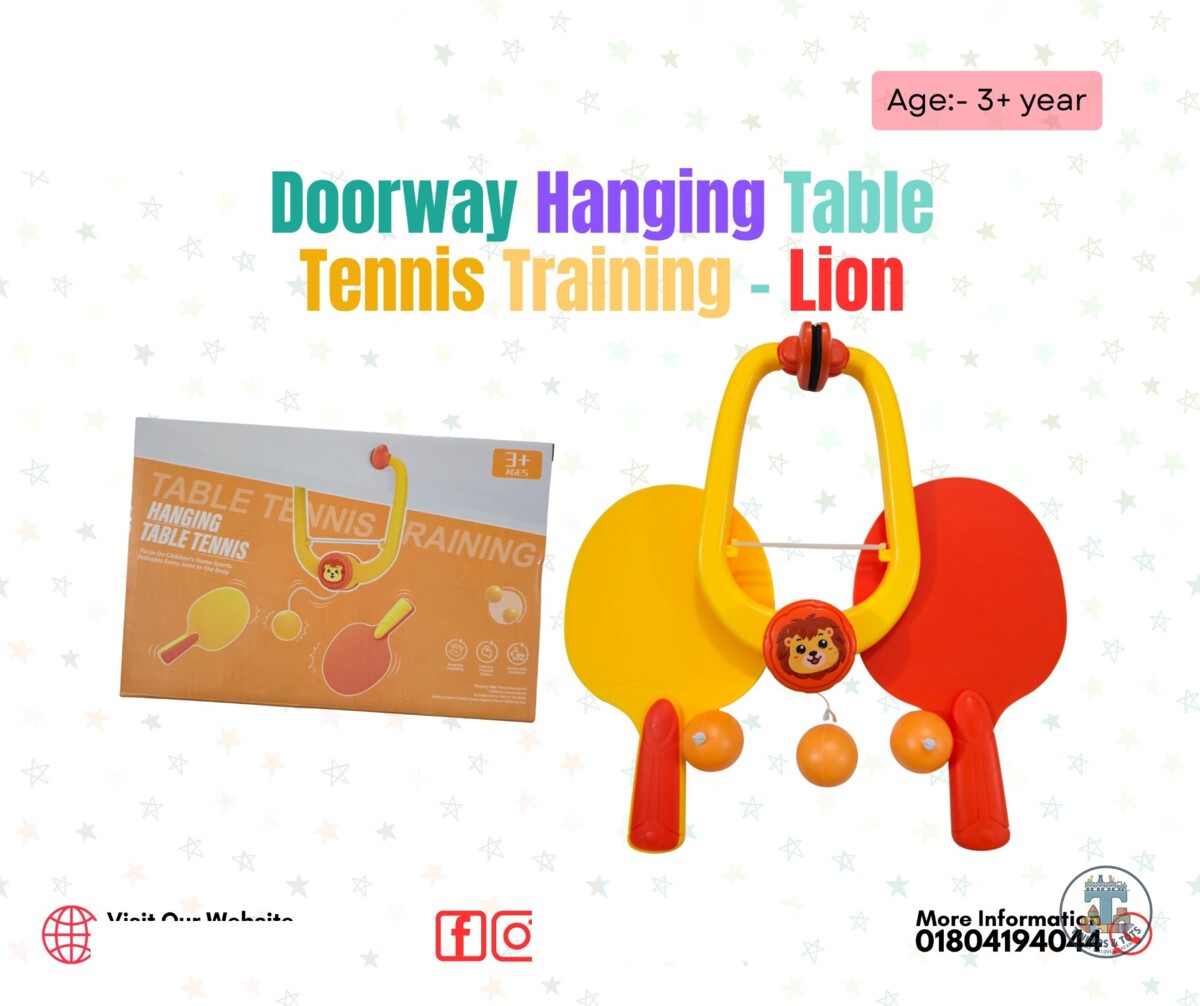 Doorway Hanging Table Tennis Training - Lion