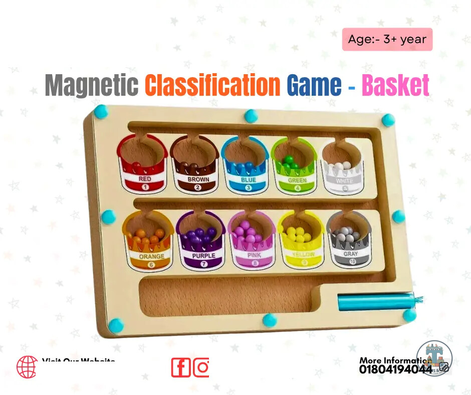 Magnetic Classification Game - Basket