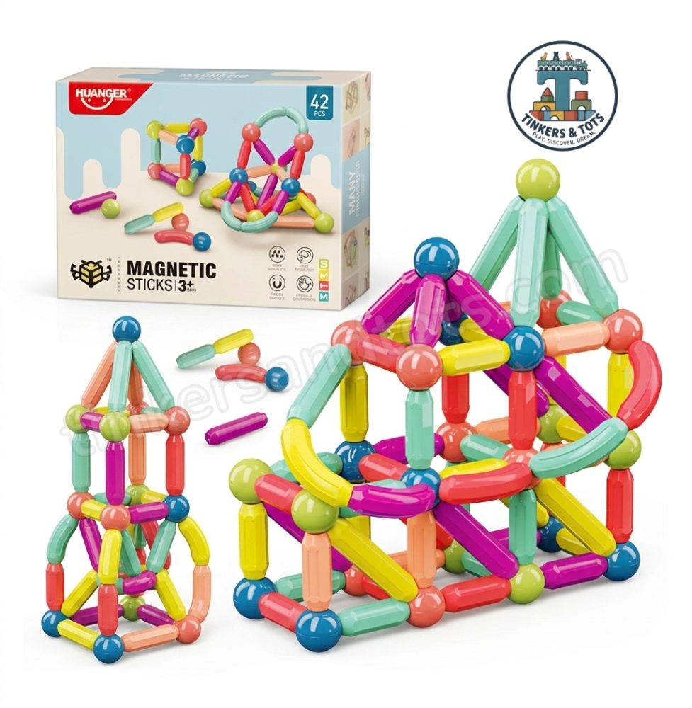 Magnetic sticks 42 pcs