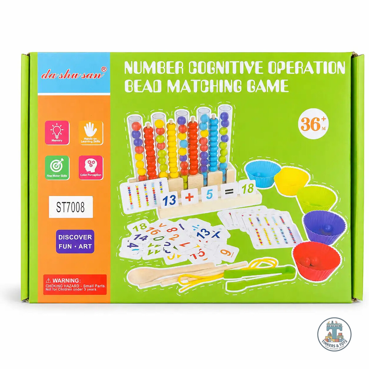 Number Beads Matching Game