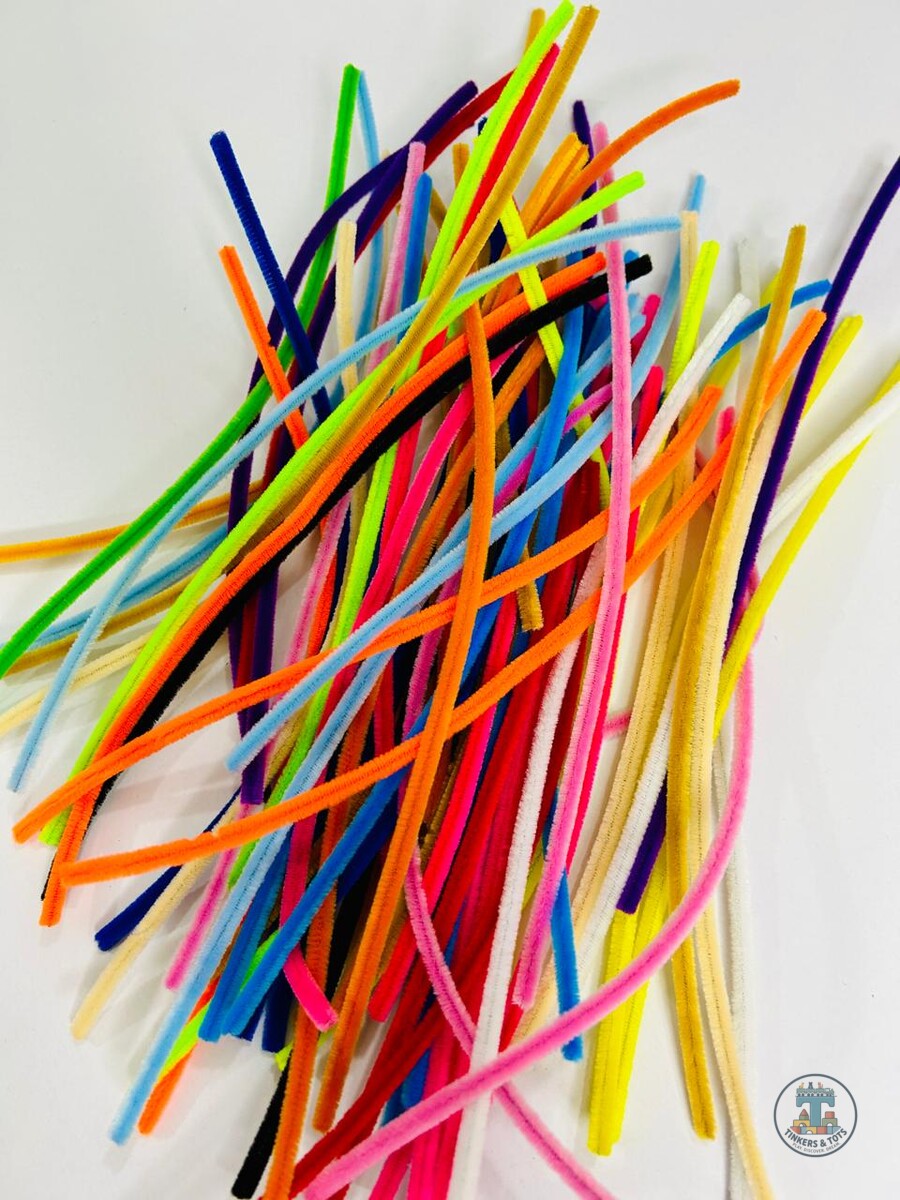 Pipe Cleaner Random Mixed Colors (about 100 pieces)
