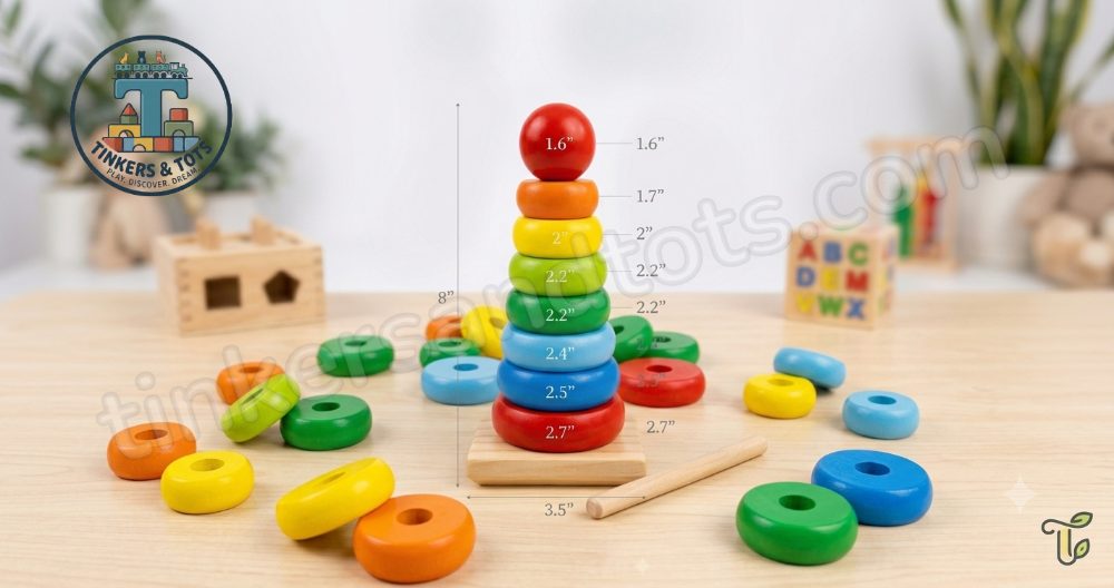 Rainbow Wooden Stacker