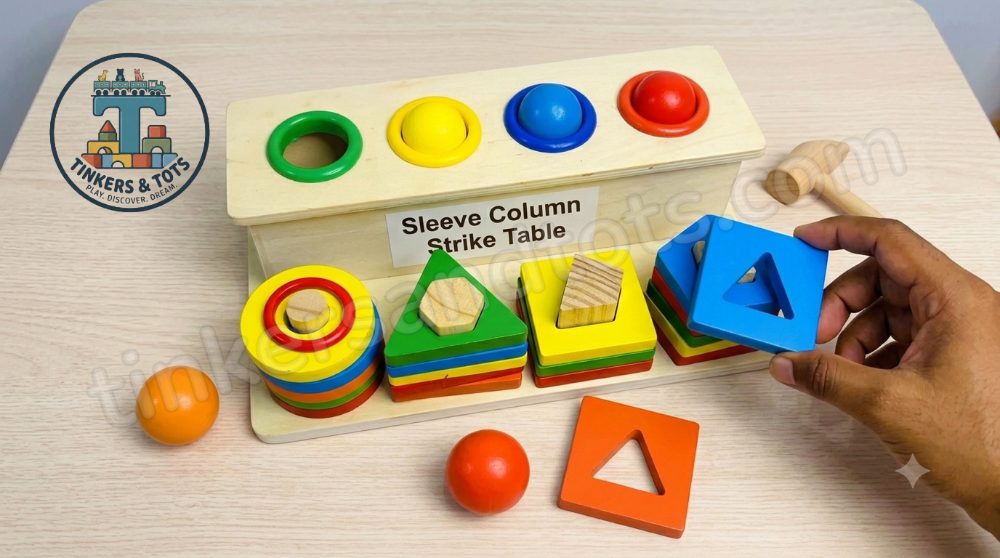 Sleeve column strike table