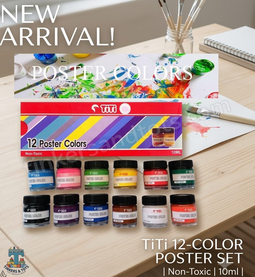TiTi 12-Piece Poster Color Set! 🎨✨