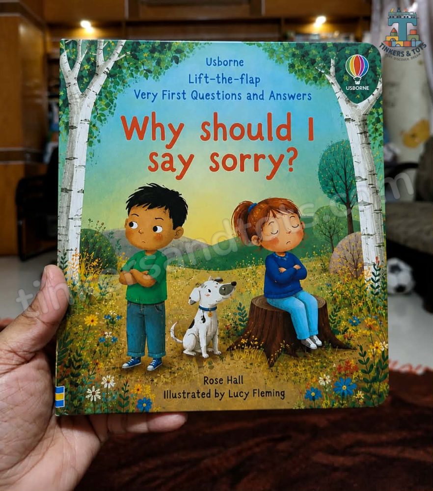 Usborne Q/A - why should I say sorry