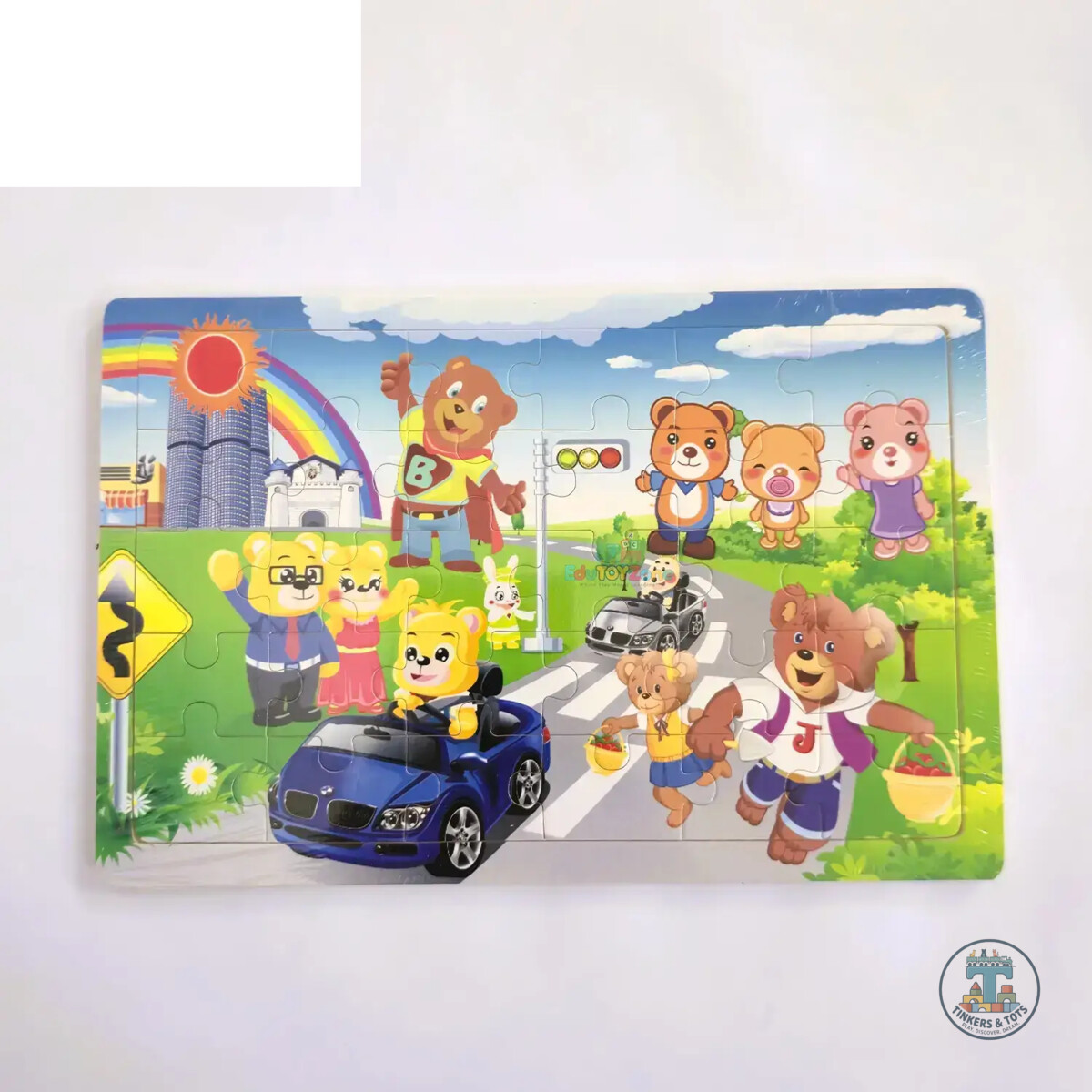 Wooden Colorful Jigsaw Puzzle - Kids Fun