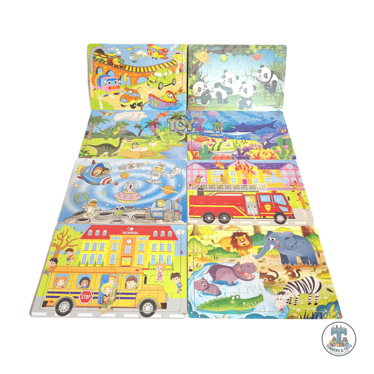 Wooden Colorful Jigsaw Puzzle - All
