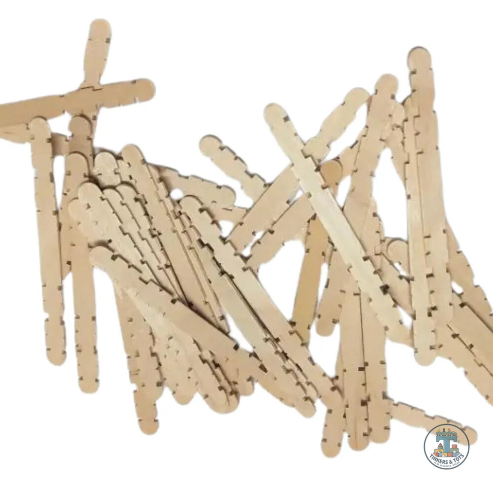 Wooden Craft Sticks without Colour - GY2014