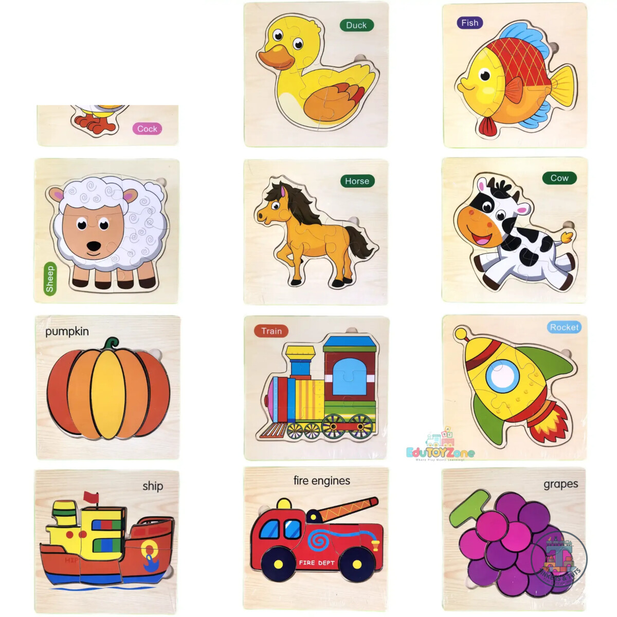 Wooden Jigsaw Puzzle Flat